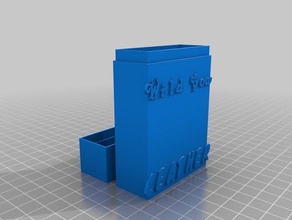 wild cow customized card case customizer office 3d print model - Mito3D