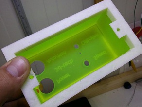 eenvoudige plug bouwen doos acryl wanden de andere 3d-tech geval aanpasbare vak laser gesneden 3d print model - Mito3D