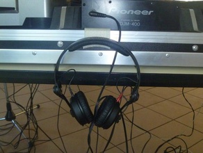 compatible con auriculares de dj flycase el audio casque 3d print model - Mito3D