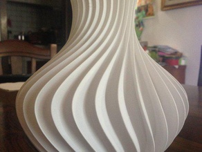fibonacci vase math art 3d print model - Mito3D