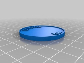 lithium-ion munten badges maat 3d print model - Mito3D