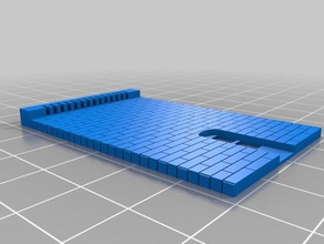 kant terug gebouwen structuren maat 3d print model - Mito3D