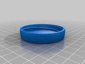 contenitore coperchio zigrinato film i contenitori personalizzato 3d print model - Mito3D