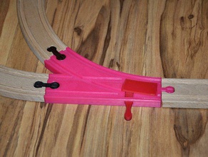 affluenza ferroviaria di 45 gradi ikea brio ferrovia i giocattoli giochi 3d print model - Mito3D