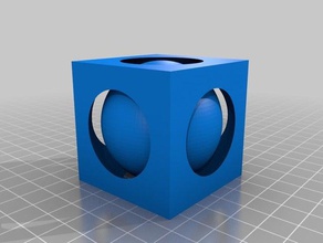 il mio personalizzato sfera cubo sculture 3d print model - Mito3D