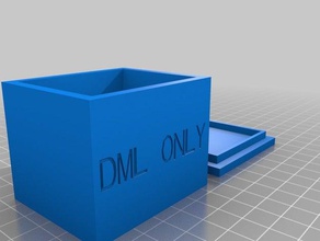 dml box containers customized 3d print model - Mito3D