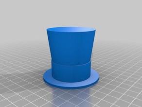 mad hatter şapka heykeller alice Harikalar Diyarında 3d print model - Mito3D