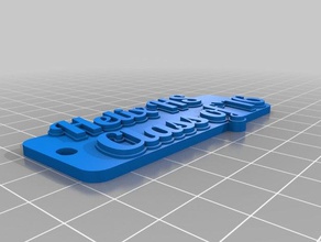 16 özelleştirilmiş çok satırlı etiket anahtarlığım sarmal organizasyon 3d print model - Mito3D
