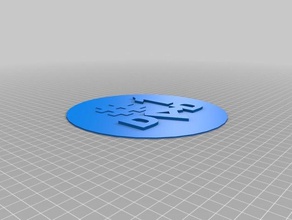1 papa coaster l'art 3d print model - Mito3D