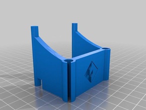 filament guide tube holder flashforge logo 3d printer parts 3d print model - Mito3D