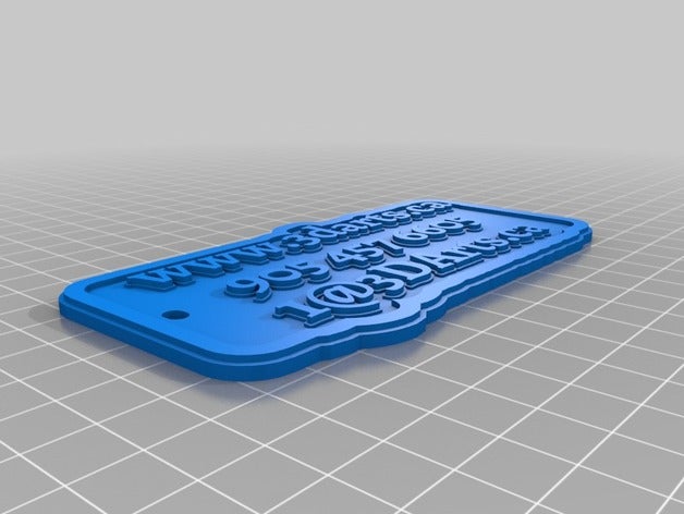 minha personalizado de várias linhas tag porta-chaves organização 3D print model - Mito3D