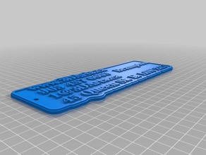 3dartsca multiline tag keychain organization customized 3d print model - Mito3D