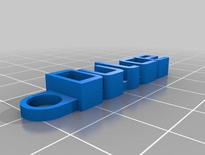 Anahtarlık dulce organizasyon özelleştirilmiş 3d print model - Mito3D