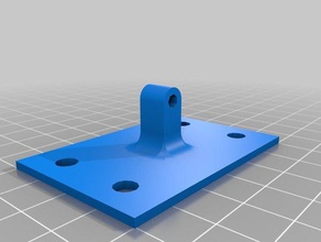 rod assembly jig rostock printed u-joint ends 3d printer accessories deltabot openscad parametric ujoint 3d print model - Mito3D