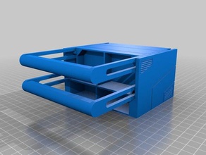 glijdende opberglades niet ondersteunt tool de houders vakken 3d print model - Mito3D