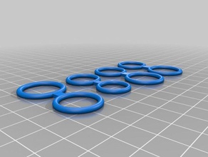 ehlers-danlos syndrome flexible ring splints assistivetech rings 3d print model - Mito3D