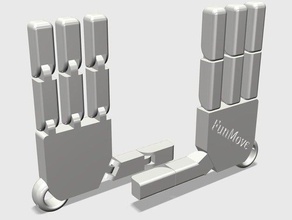 mini roerende hand funmove 3d de printer accessoires 3d print model - Mito3D