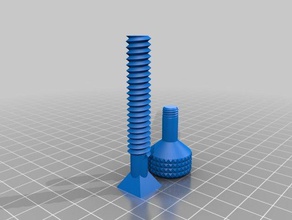 screw rotated easier printing mechanical toys 3d print model - Mito3D