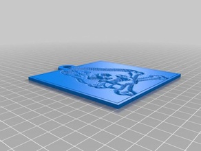 ecu pirates 2d art personnalisé 3d print model - Mito3D