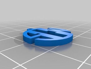 mi monograma personalizado colgante de varios bucles joyería 3d print model - Mito3D