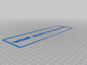 mijn maat tag ronde clip de borden logo ' s 3d print model - Mito3D