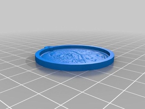my customized keychain lithopane -will noble prize keychains 3d print model - Mito3D