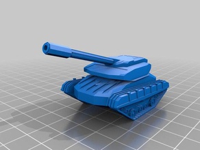 mijn maat gemaakte procedurele miniatuur spel tank uit de lucht vallen spelletjes 3d print model - Mito3D