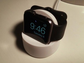 apple horloge opladen in het dock gadgets apple-horloge-dock staan 3d print model - Mito3D