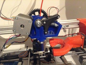 bvd extruder version 1 e3d hotend 175 3 mm printer extruders v6 fusion360 fusion 360 geared gregs wade k8200 3drag velleman 3d print model - Mito3D