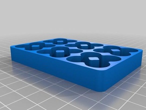 mi personalizar la bandeja de batería aa 11 más alto organización 3d print model - Mito3D