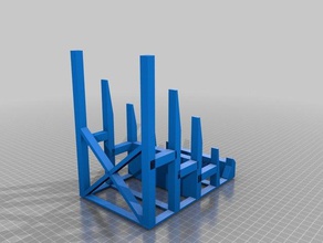 katmanlı klasör organizer ofis klasörü tutucu malzemeleri yarar 3d print model - Mito3D