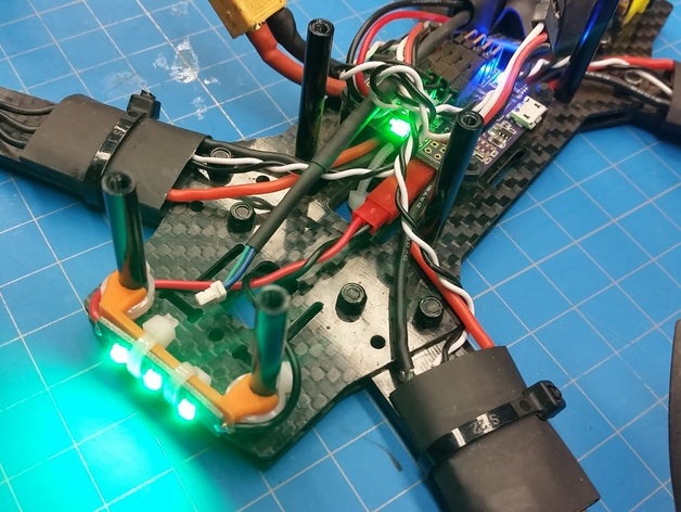 zmr250 led houder rc voertuigen 3D print model - Mito3D