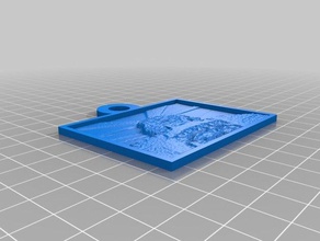 mon personnalisés lithopane 2d l'art 3d print model - Mito3D