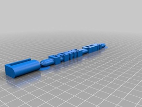 dong gun de la oficina personalizado 3d print model - Mito3D