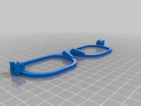 mi personalizados palabra gafas 3d print model - Mito3D