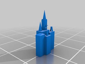 ssb64 château d'hyrule 3d l'impression 3d print model - Mito3D
