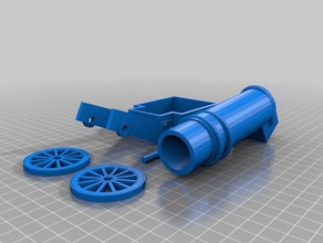 escova de dentes canhão 3d impressão 3d print model - Mito3D
