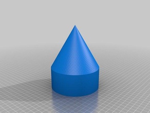 2 litros nariz de garrafa cone 3d impressão 3d print model - Mito3D