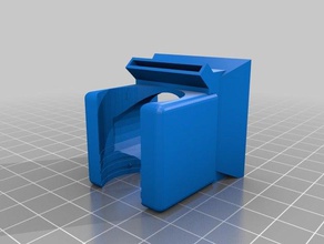 updated kossel mini e3d fan shroud part cooling duct 40mm printer parts 3d print model - Mito3D