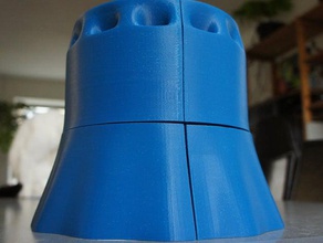 túnel de vento mc escher moinho diy 3d print model - Mito3D