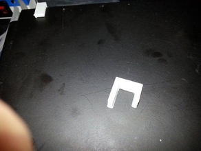 zebra da placa clip 3d a impressora os acessórios printrbot metal simples 1403 3d print model - Mito3D