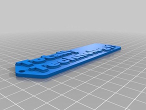 totally technology keychain organization customized 3d print model - Mito3D
