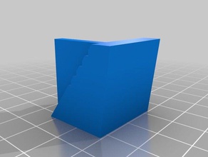 bijgewerkt 25mm test cube overhang diversen stappen 3d het afdrukken tests 3d-printing print 3d print model - Mito3D