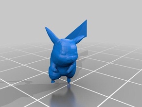 ssbb pikachu 3d afdrukken 3d print model - Mito3D