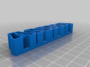 anna text storage sculptures customized 3d print model - Mito3D