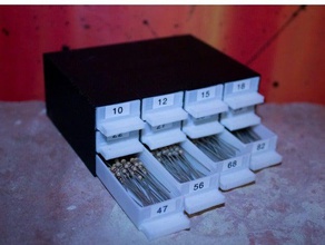 resistor storage sorter organization customized 3d print model - Mito3D