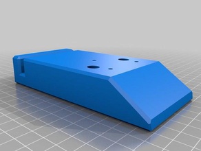 le titulaire de la carte stylo base-cube construction jouets 3d print model - Mito3D