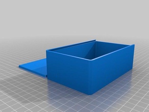 mijn maat parametrische vak schuifdeksel tool de houders vakken 3d print model - Mito3D