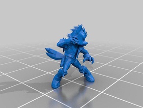 ssbb wolf 3d impresión 3d print model - Mito3D
