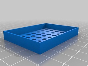 mijn maat parametrische led-matrix elektronica 3d print model - Mito3D